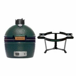Big Green Egg MiniMax Barbecue ø 33 Cm Keramiek Groen Met Portable Nest En Acaciahouten Zijtafels
